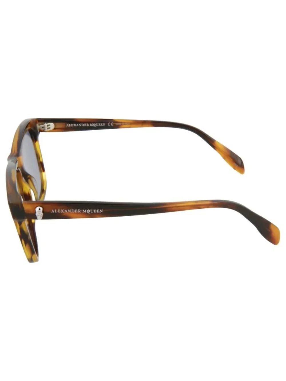 New Alexander McQueen Women's Sunglasses Square Rectangle Acetate Frame Unisex